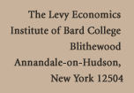 The Levy Economics Institute of Bard College